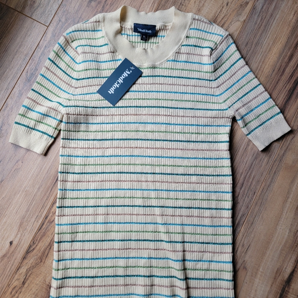 Modcloth Striped Sweater NWT